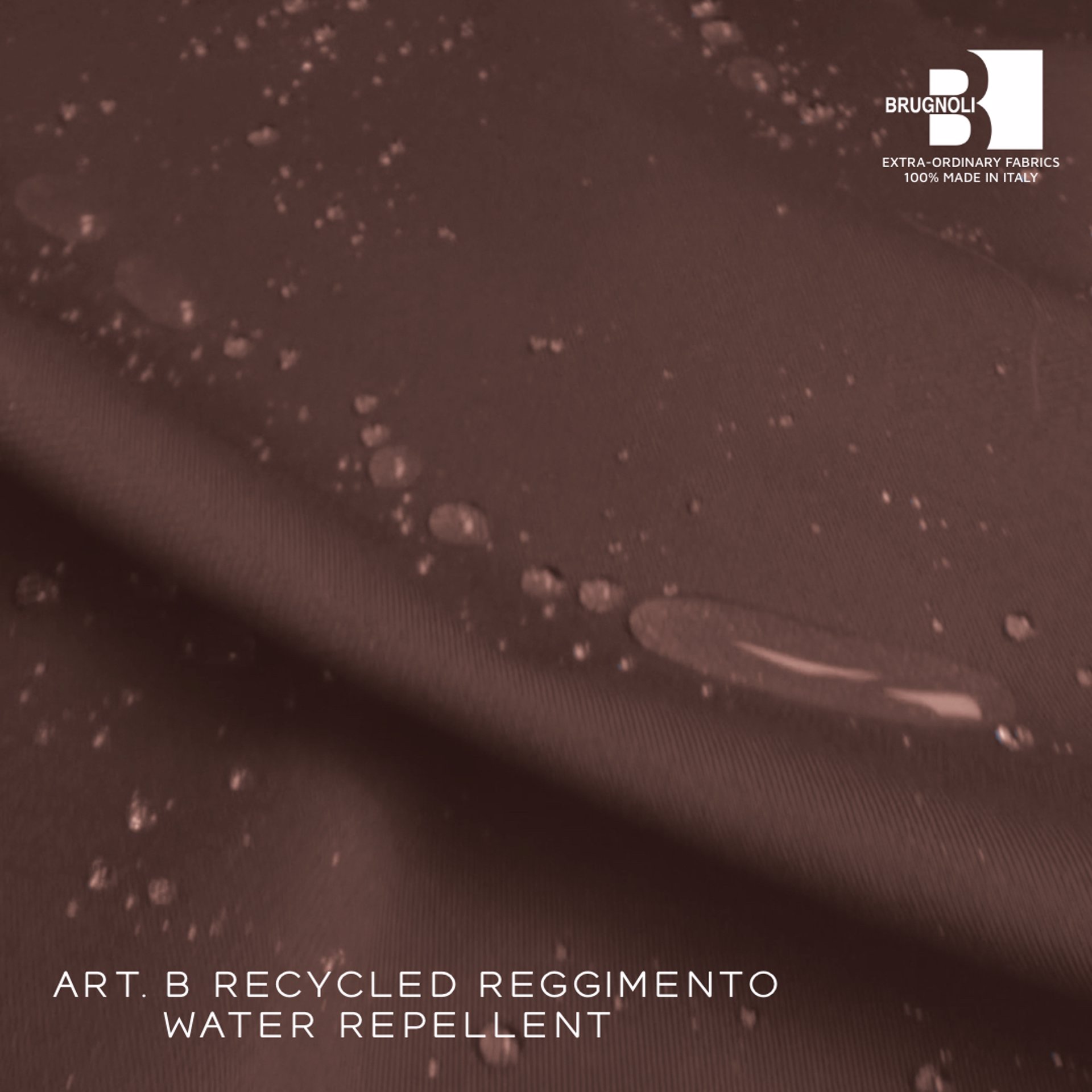 B RECYCLED REGGIMENTO WATER REPELLENT